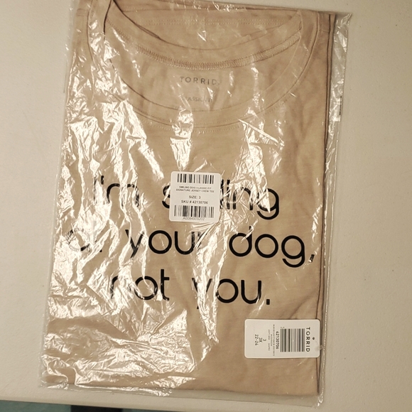 ❤️NWT VINTAGE TORRID TEE I'M SMILING AT YOU DOG, NOT YOU GRAPHIC TOP - PLUS SIZE - Picture 6 of 9